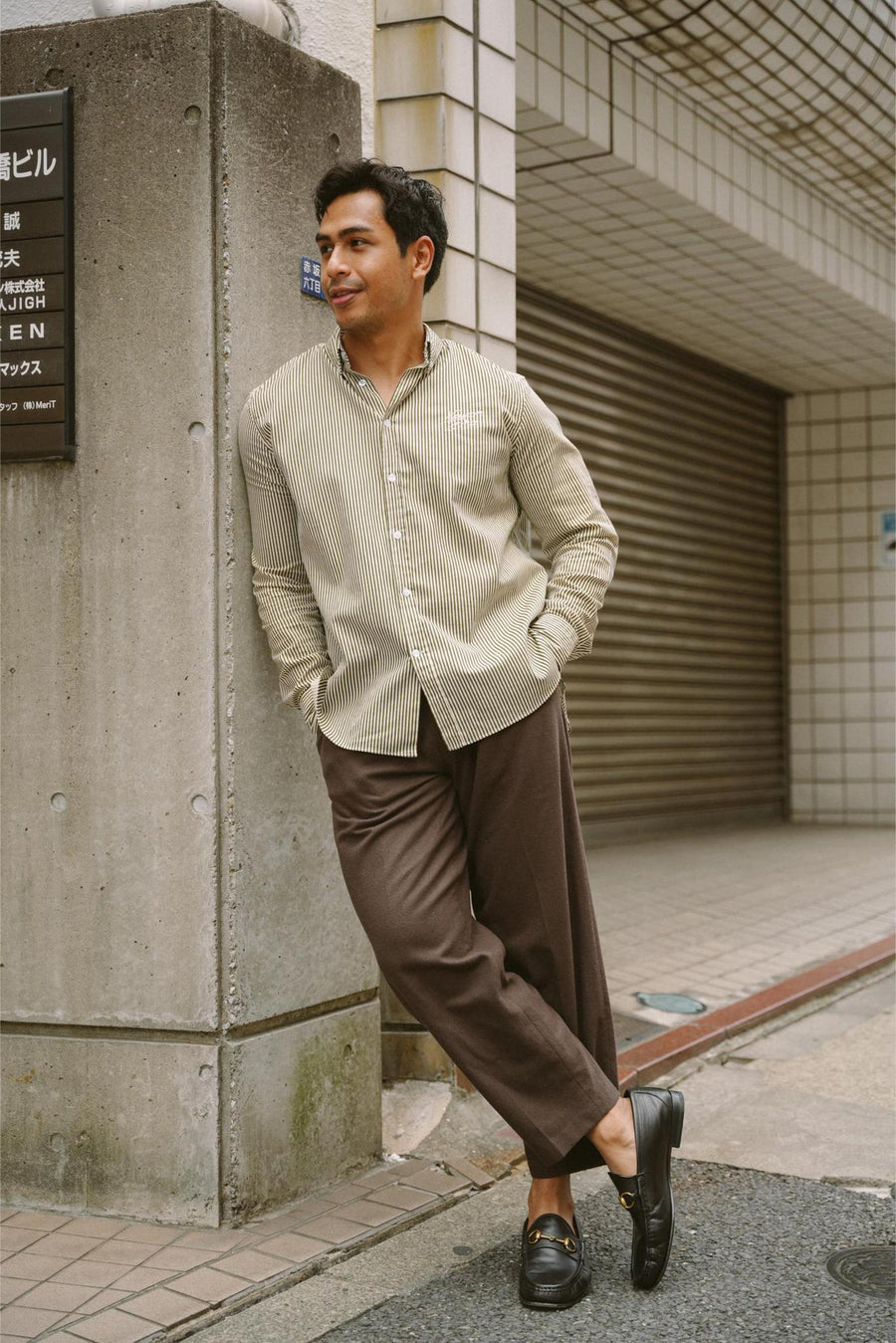 CLASSIC SHIRT IN GREEN STRIPES BUNDLE