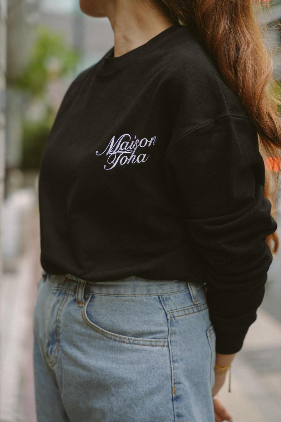 CLASSIC LOGO JUMPER IN BLACK