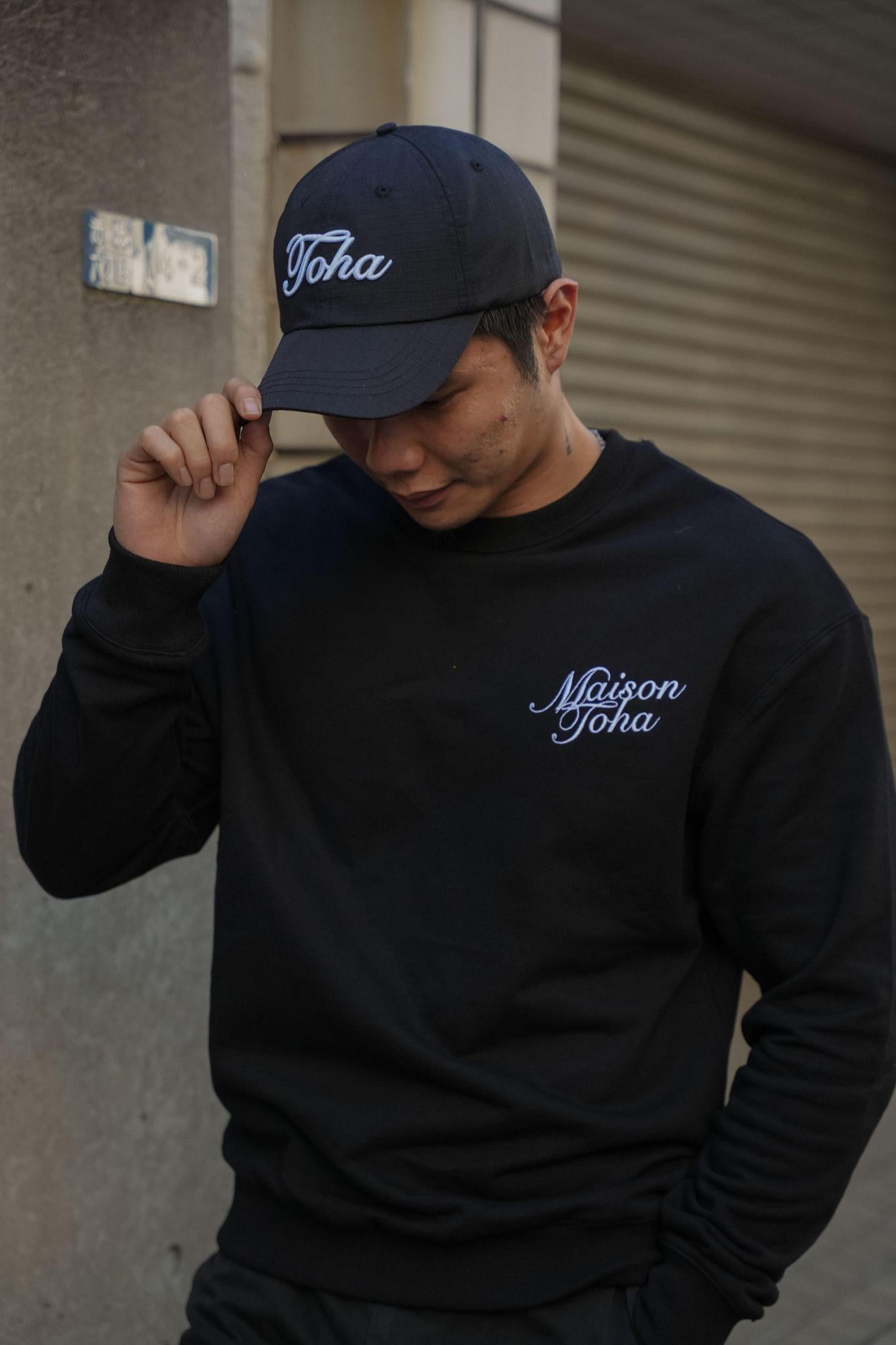 BASEBALL CAP IN NOIR
