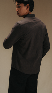 ALAWI IN CHEQUERED BROWN