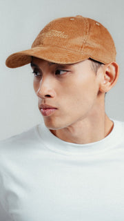 CORDUROY CAP IN TAN