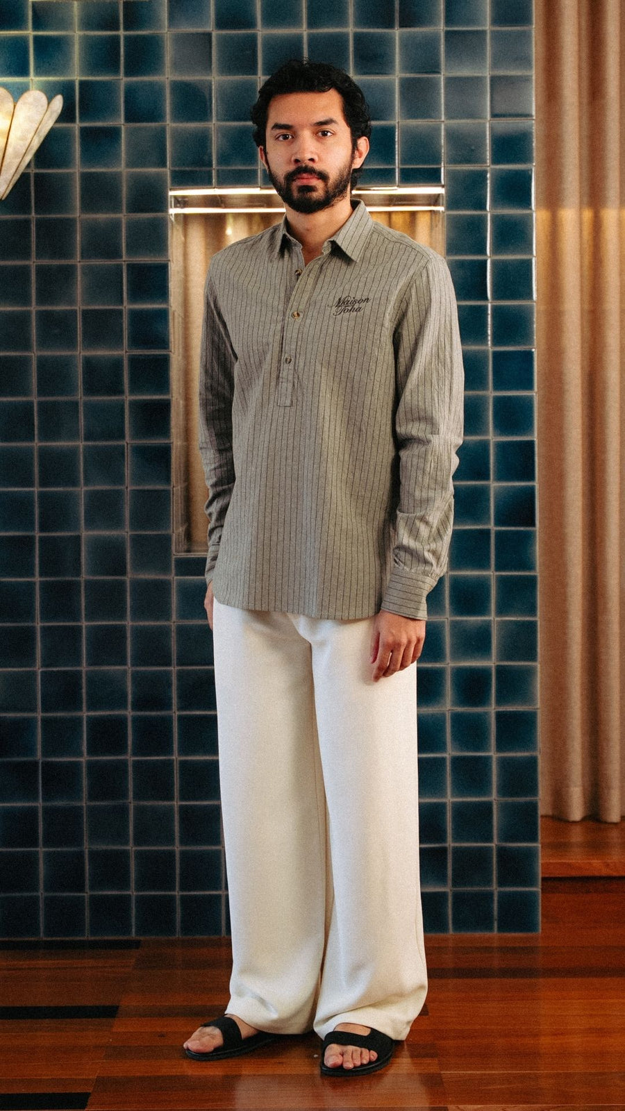 ELIOT IN GREY STRIPES