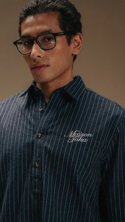 ELIOT IN NAVY STRIPES