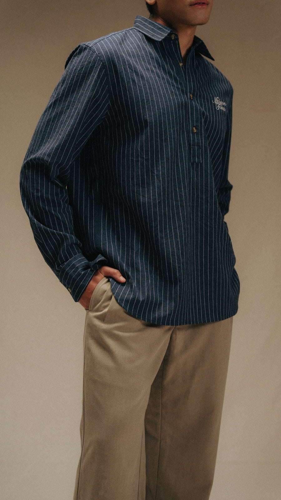 ELIOT IN NAVY STRIPES