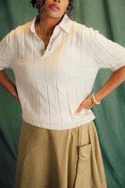 THE RIVERIA POLO IN IVORY WHITE