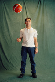 MERCER KNIT SHIRT IN IVORY WHITE