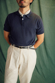 MERCER KNIT SHIRT IN MIDNIGHT NAVY