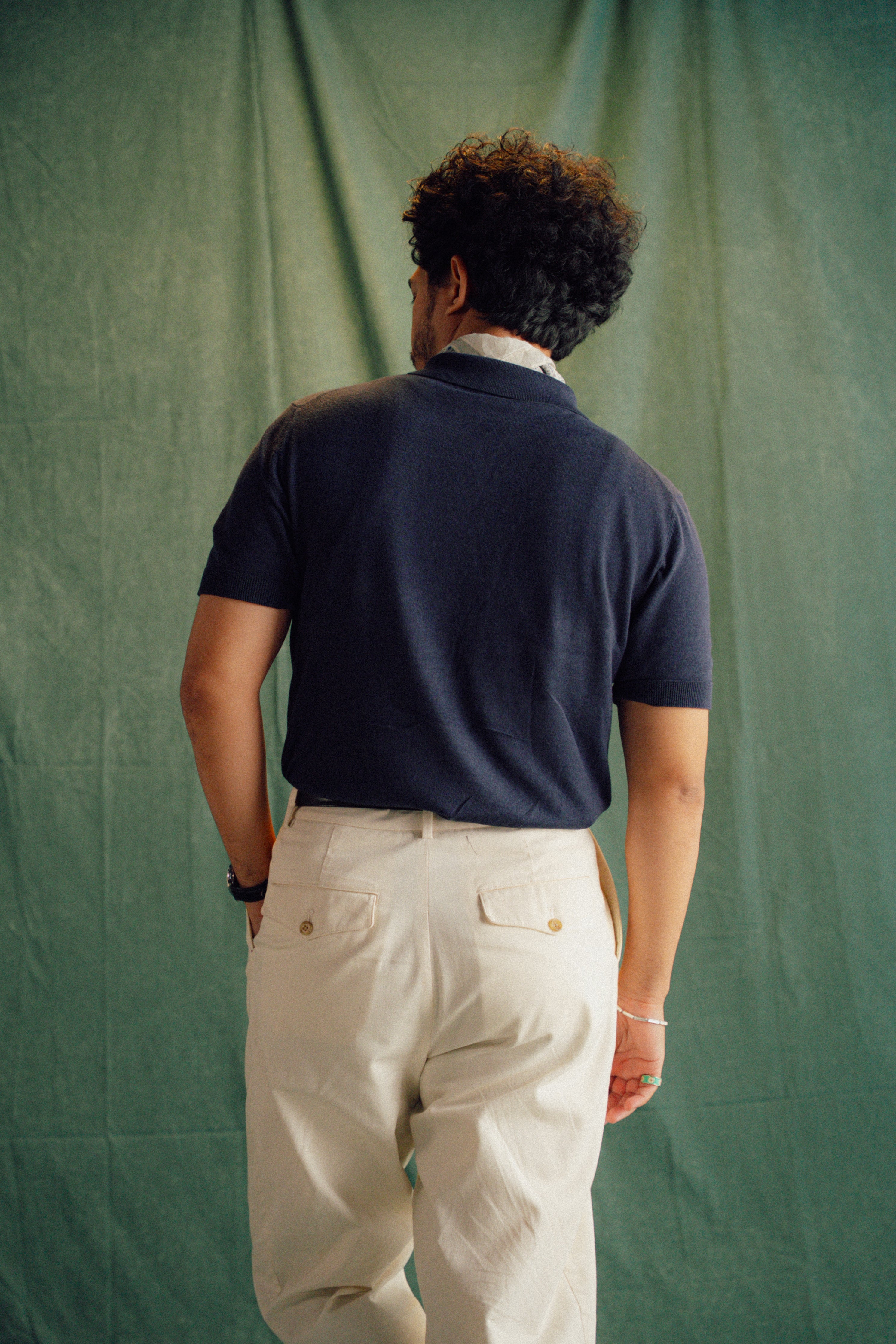 MERCER KNIT SHIRT IN MIDNIGHT NAVY