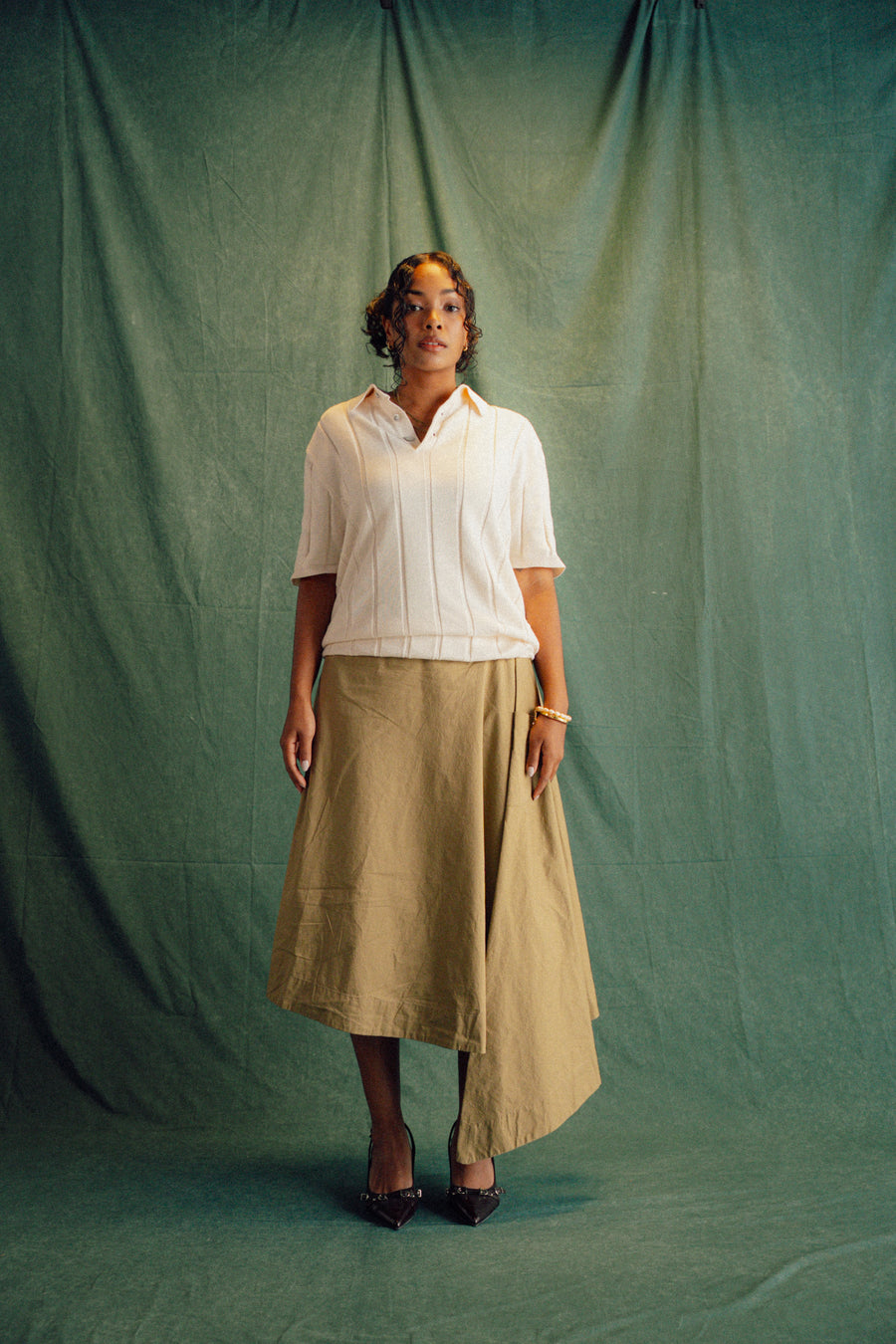 THE RIVERIA POLO IN IVORY WHITE