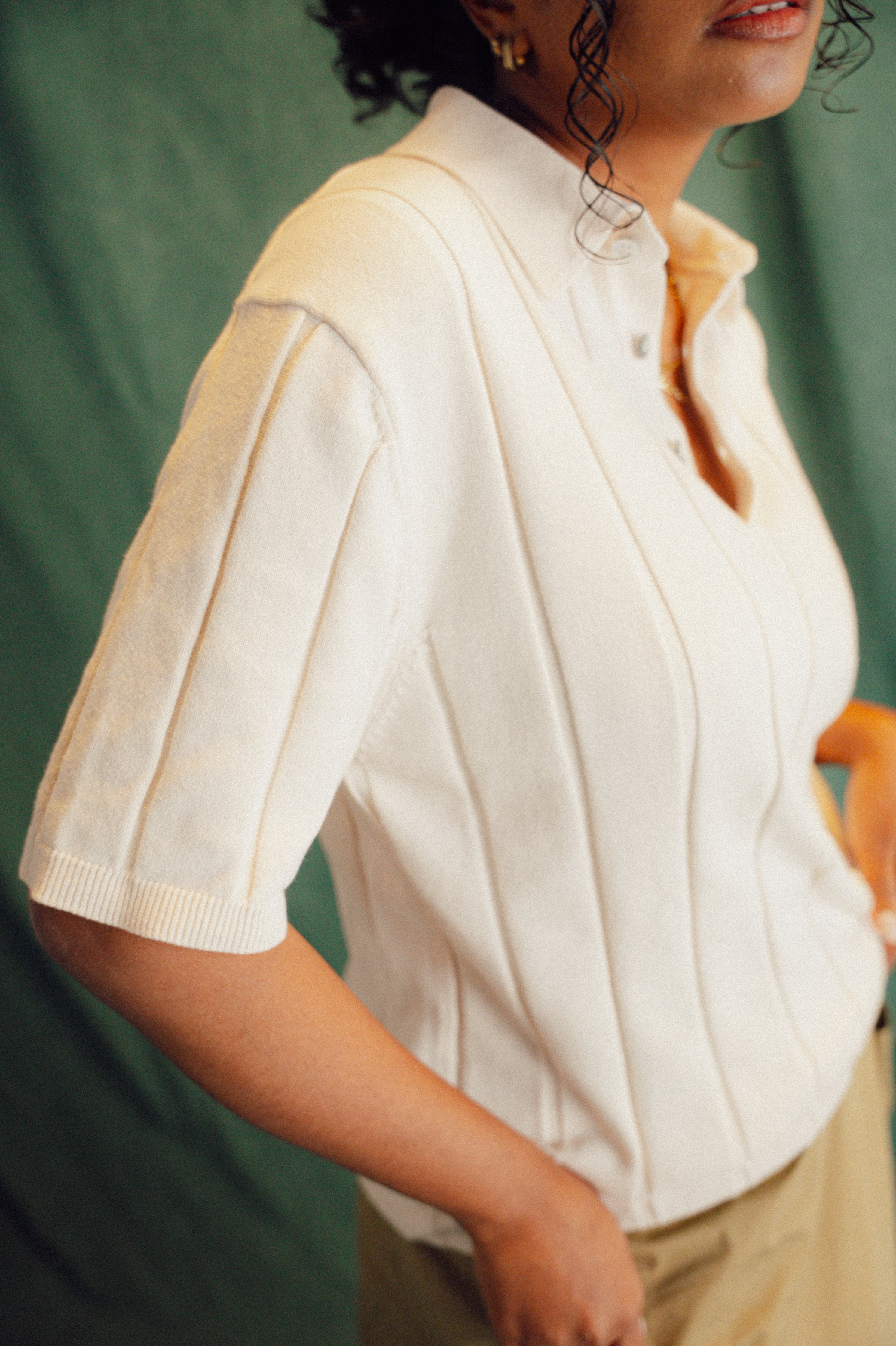 THE RIVERIA POLO IN IVORY WHITE