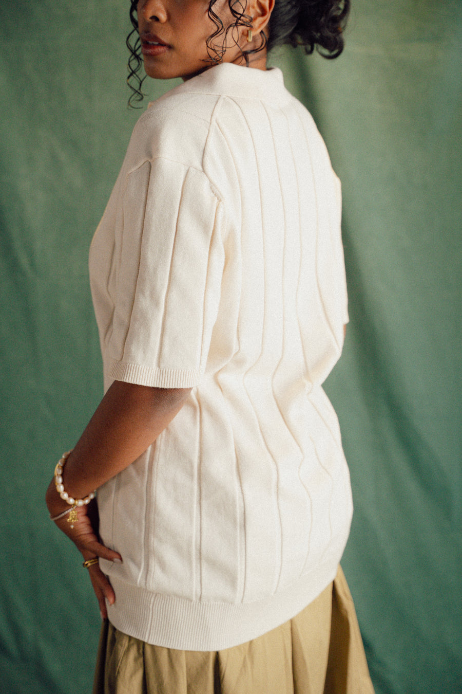 THE RIVERIA POLO IN IVORY WHITE