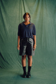 MERCER KNIT SHIRT IN MIDNIGHT NAVY