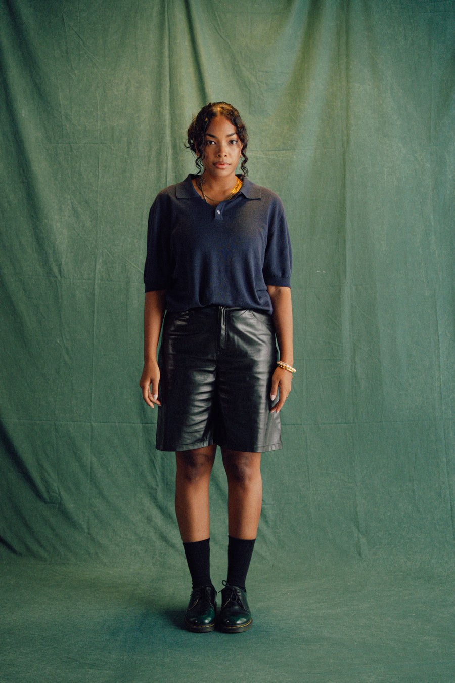 MERCER KNIT SHIRT IN MIDNIGHT NAVY