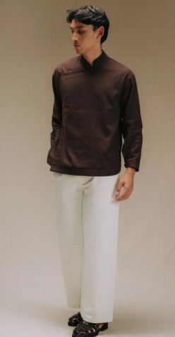 BMOXMT ULLIEL BROWN TOP