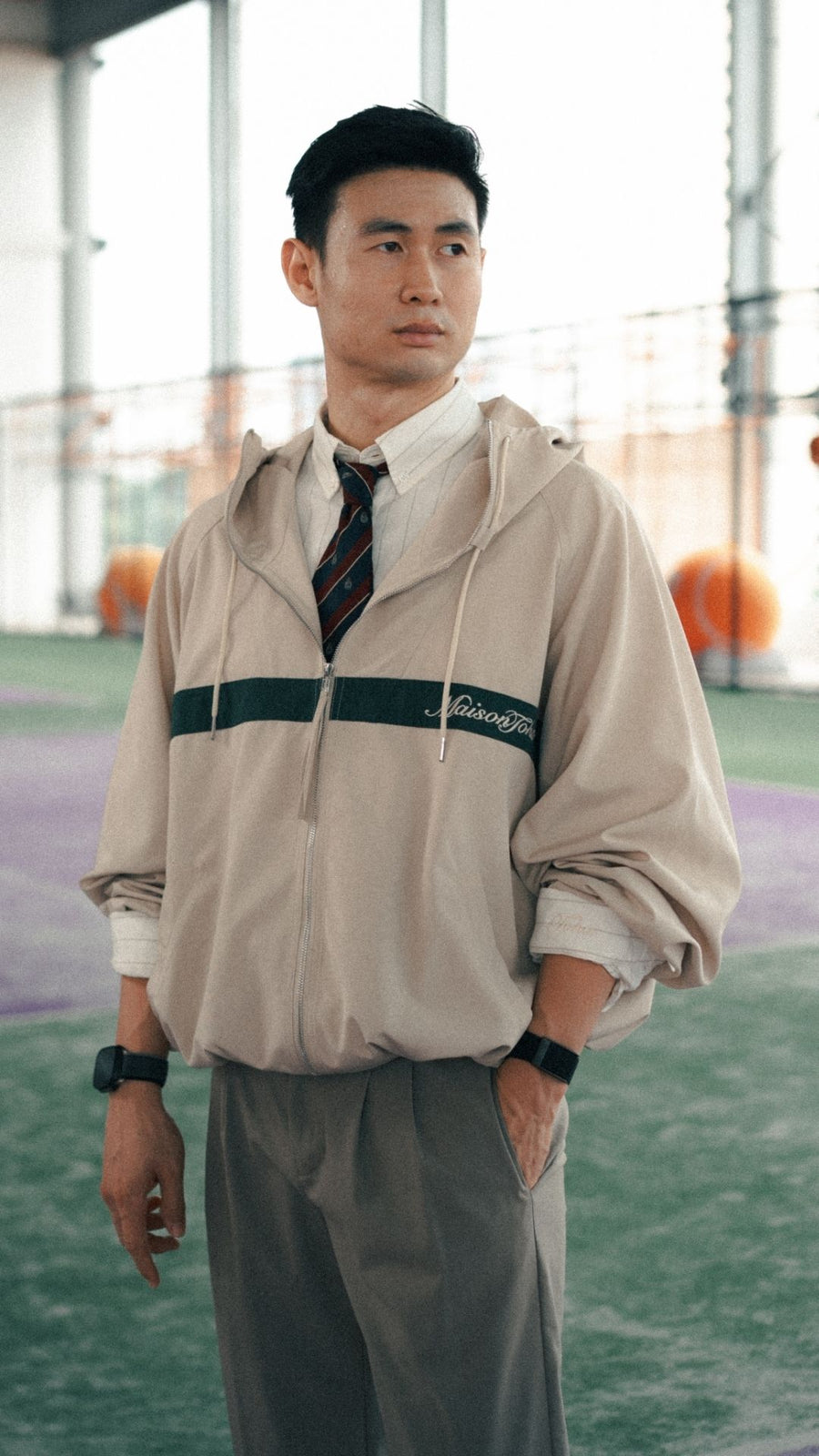 PM x MT LEON PARKA IN SAND