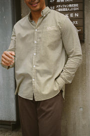 CLASSIC SHIRT IN GREEN STRIPES